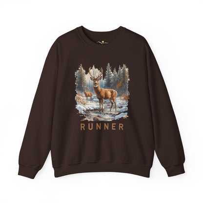 Vintage Deer Runner Sweatshirt