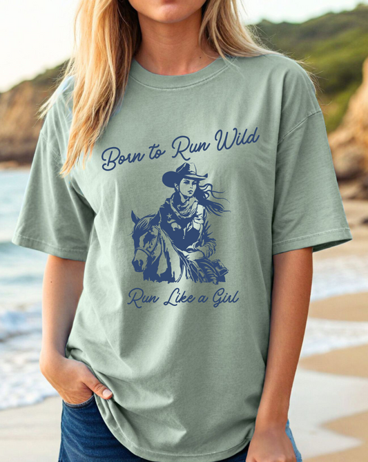 Born to Run Like a Girl Premium Tee