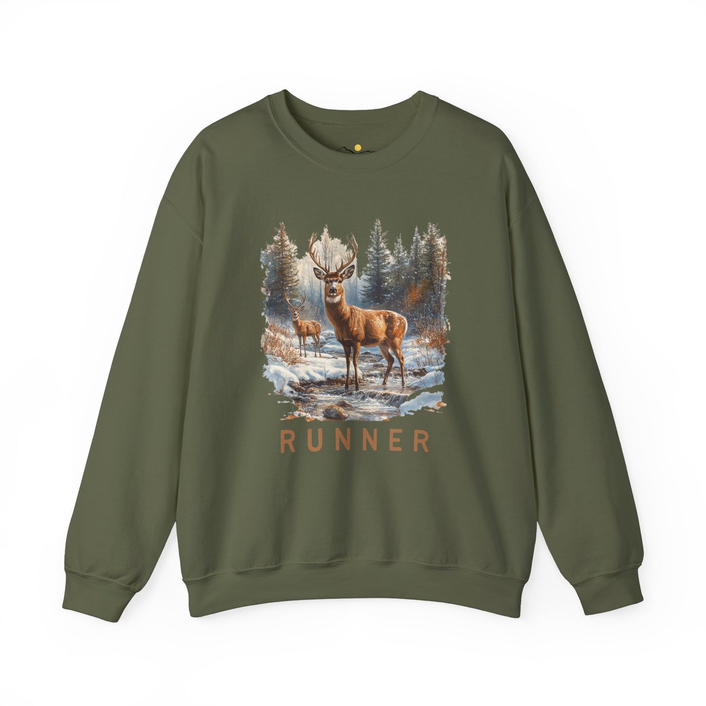 Vintage Deer Runner Sweatshirt