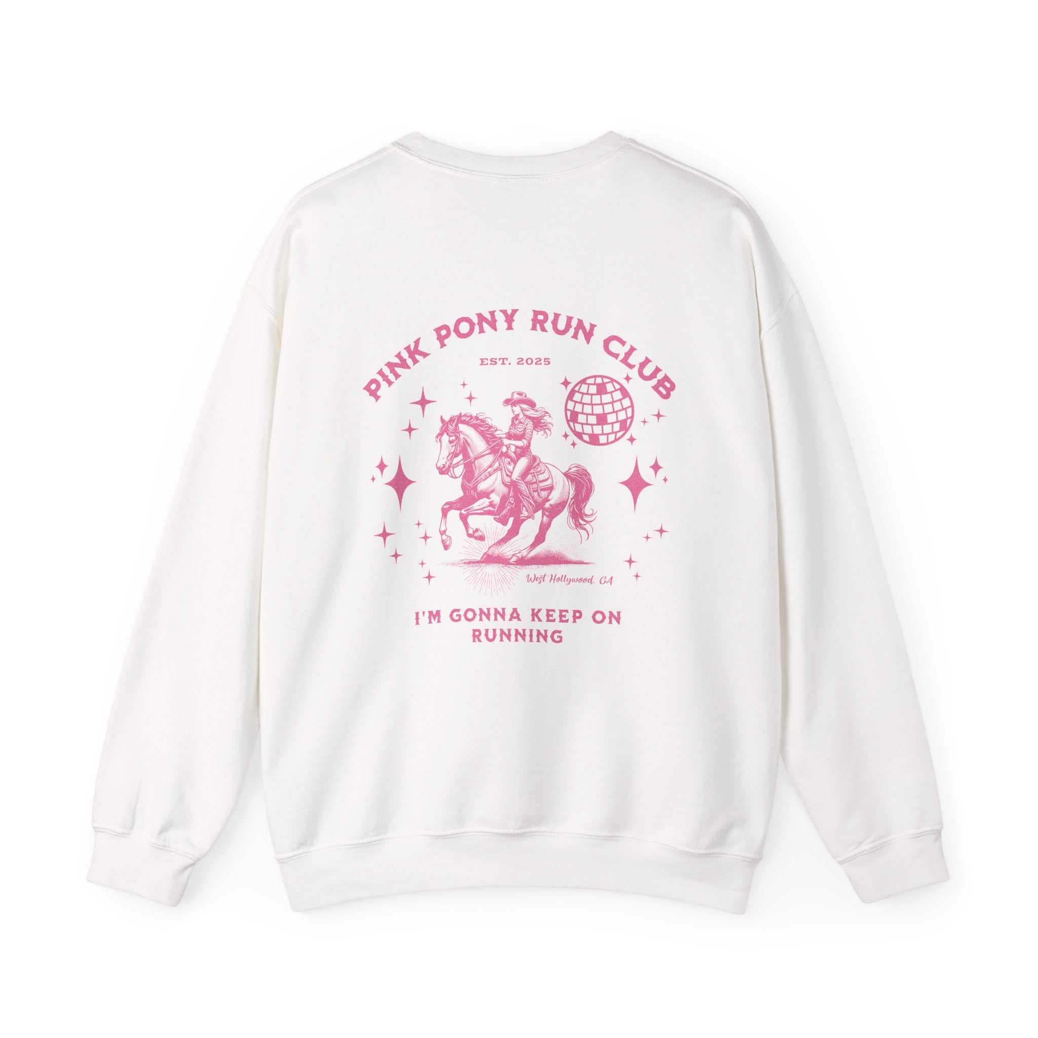 Back Graphic Pink Pony Club Classic Sweatshirt – Effin