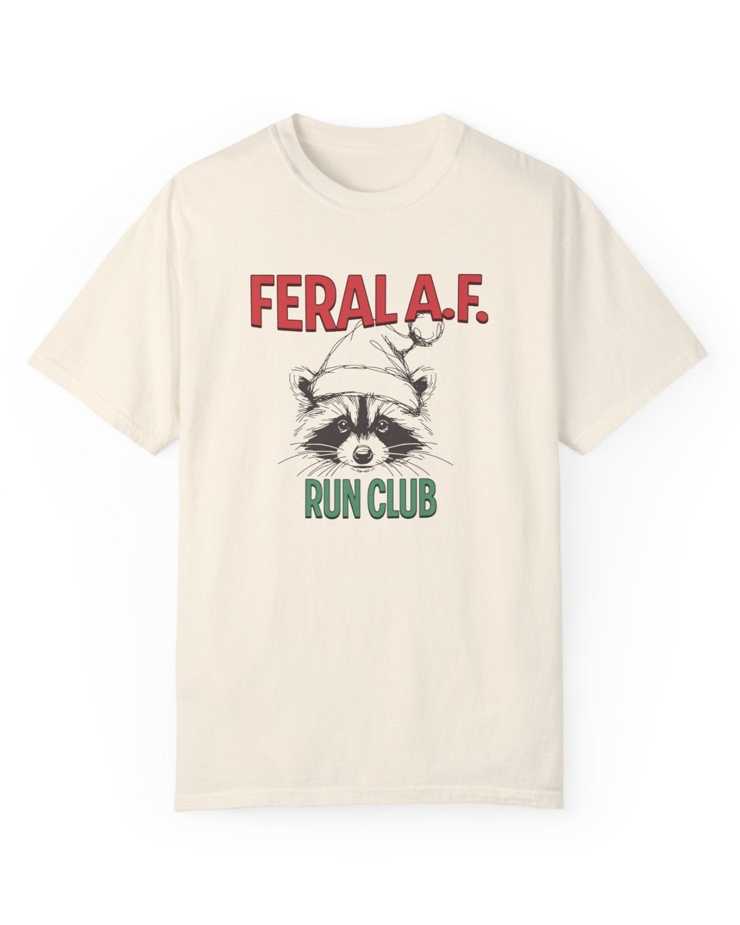 Feral AF Run Club Tee-100% Cotton