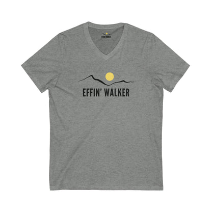 Effin' Walker V-Neck Unisex Tee