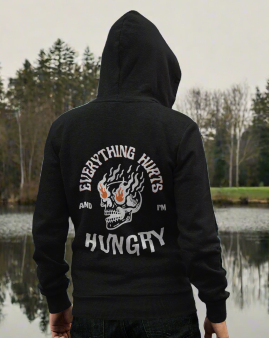 Wear it on your Back, Everything Hurts Hoodie