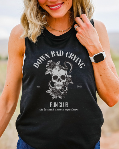 Skull & Snake Down Bad Crying Run Club Muscle