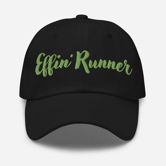 Softer Effin' Runner -Low Profile 100% Cotton Unstructured Hat