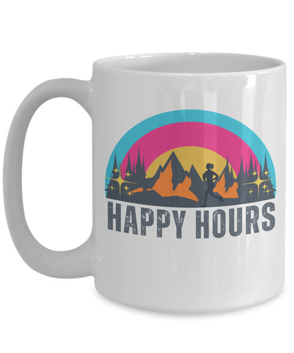 Running for Happy Hours..and Hours Mug