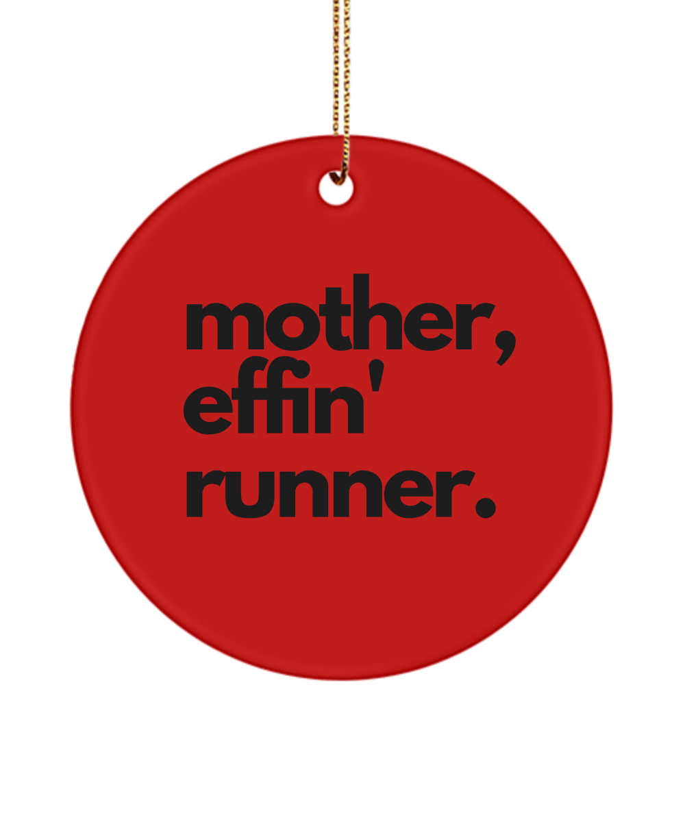 Simple Effin' Runner Ornament