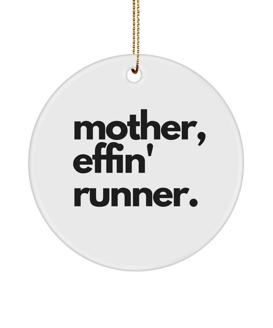 Simple Effin' Runner Ornament