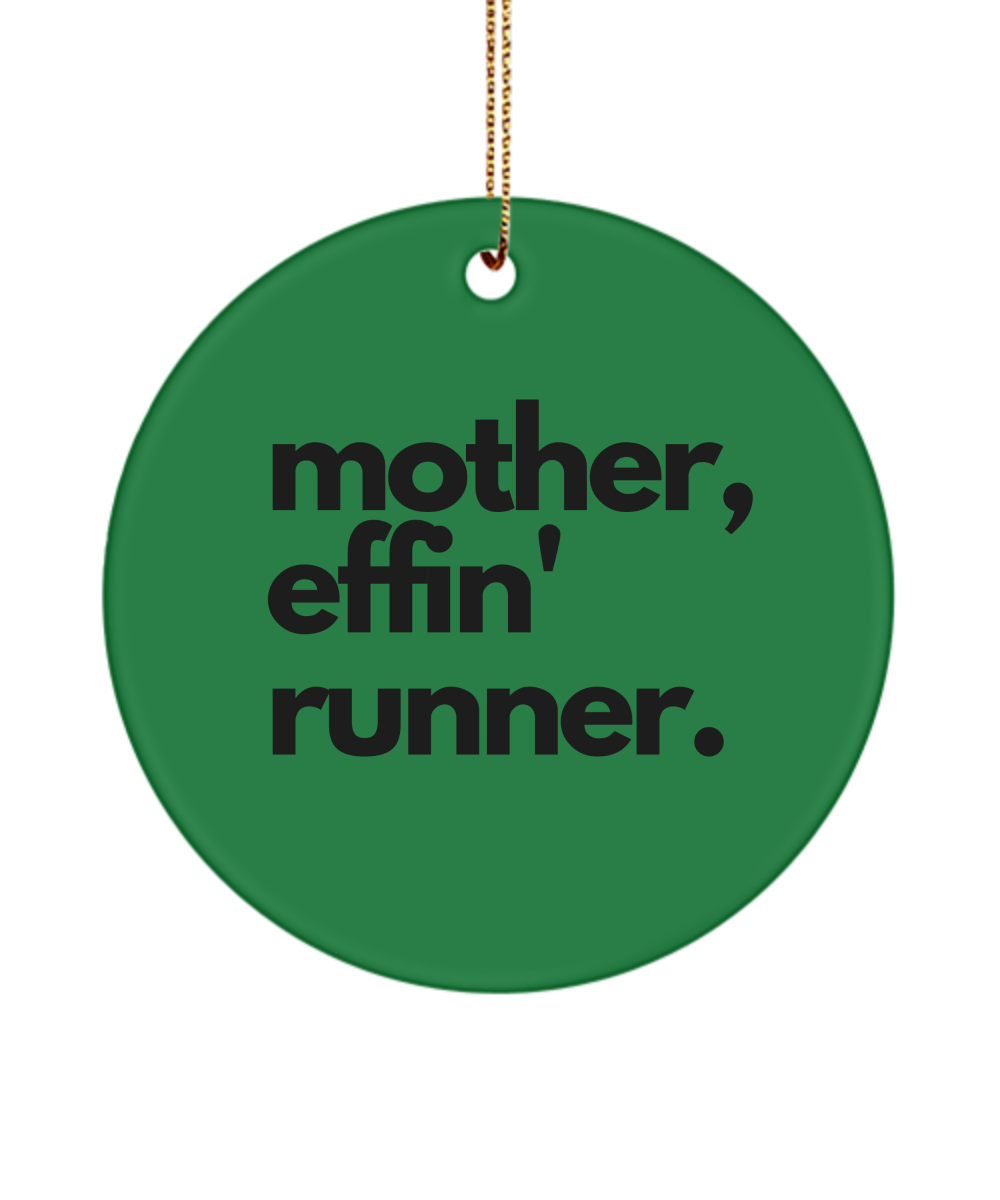 Simple Effin' Runner Ornament