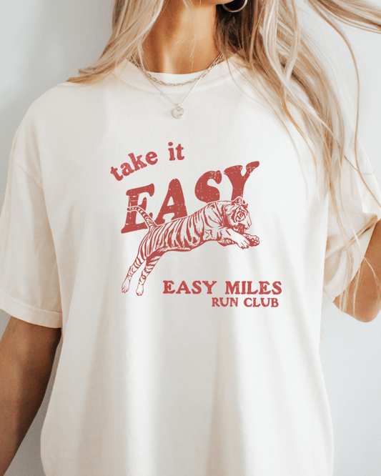 Take It Easy Tiger EZ Miles Premium Tee