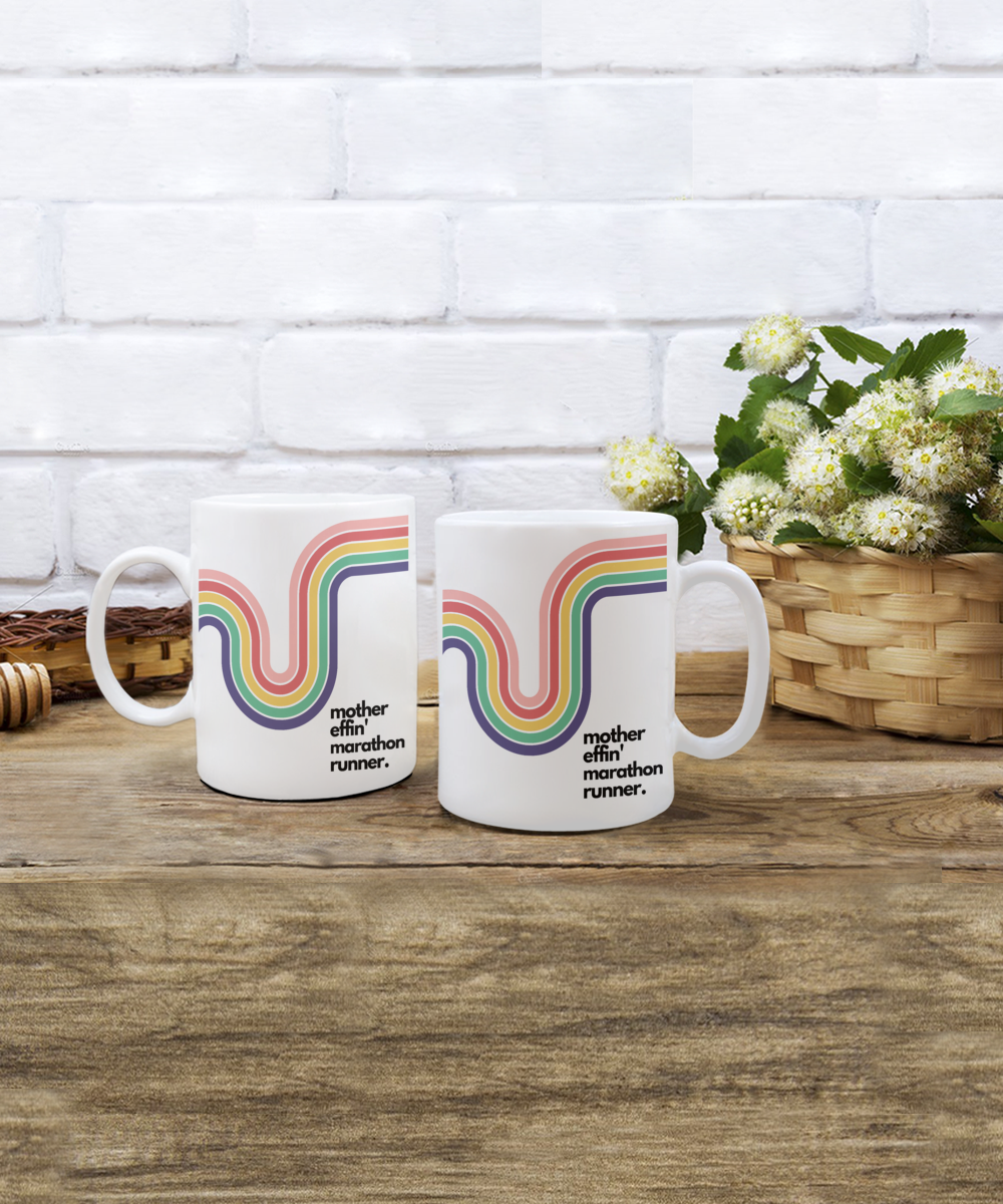 Mother Effin' Marathon Runner Mug