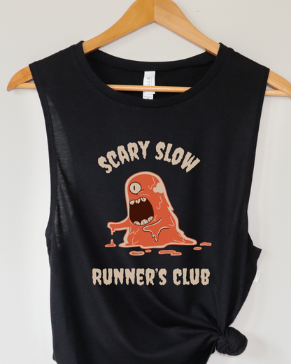 Scary Slow Runner's Club Muscle Tank