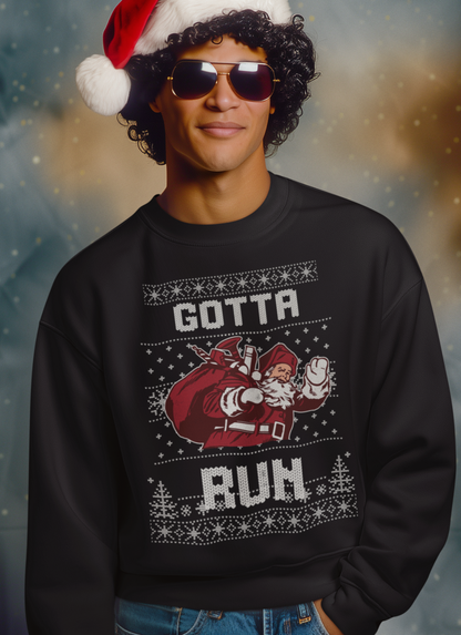 Ugly Sweatshirt Santas Gotta Run