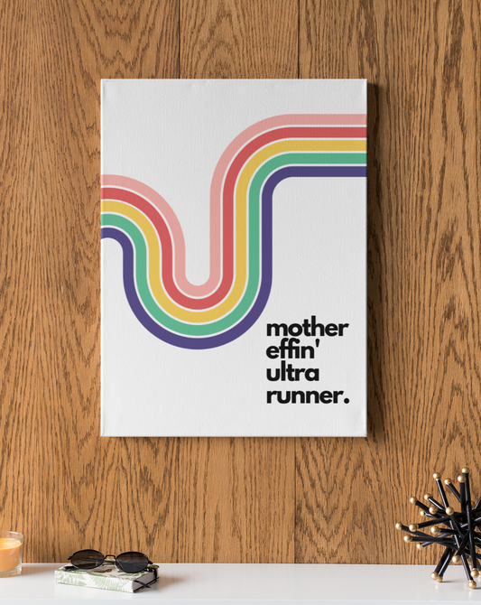 Mother Effin' Ultra Runner-Canvas Wall Art