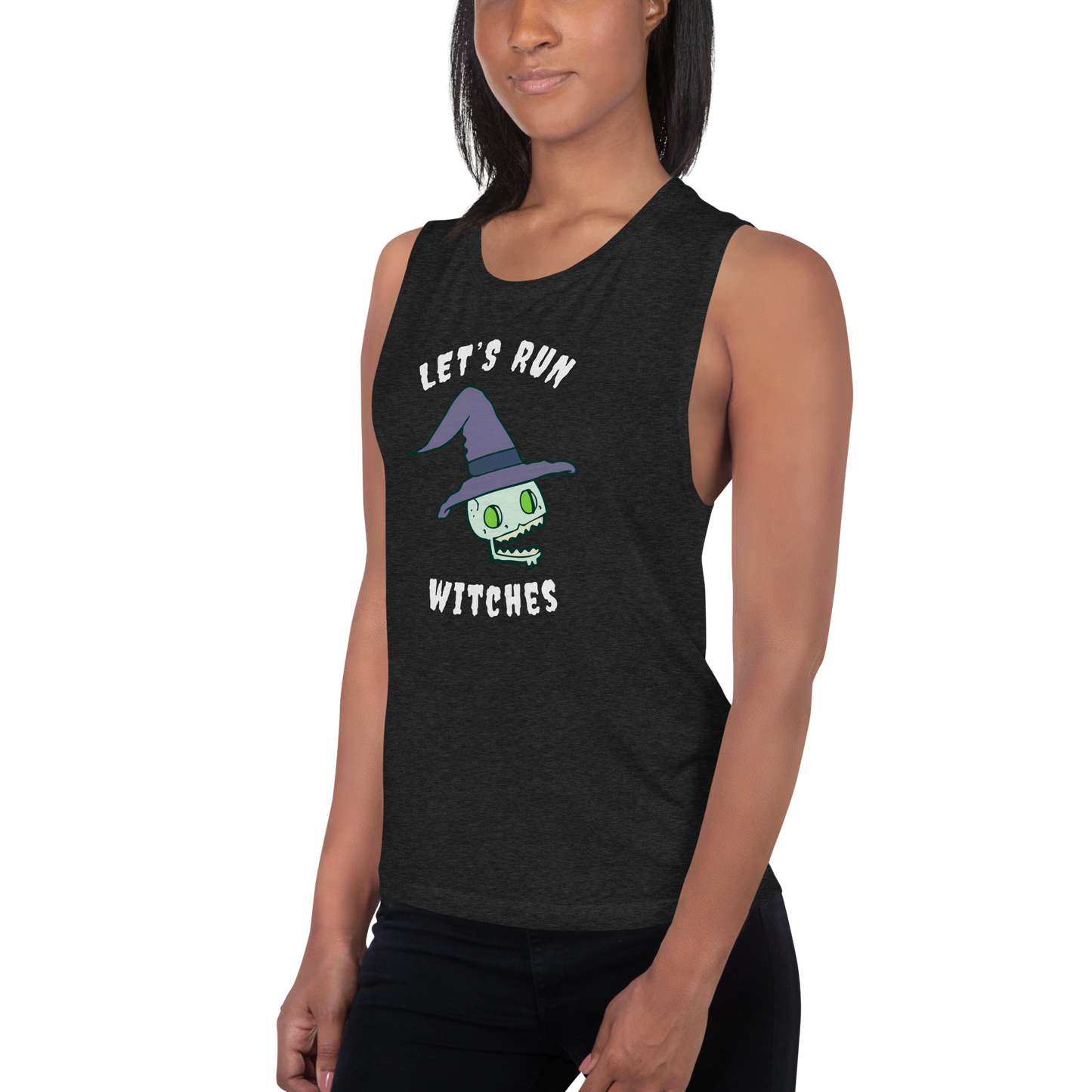 Let's Run Witches- Muscle Tank