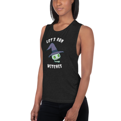 Let's Run Witches- Muscle Tank