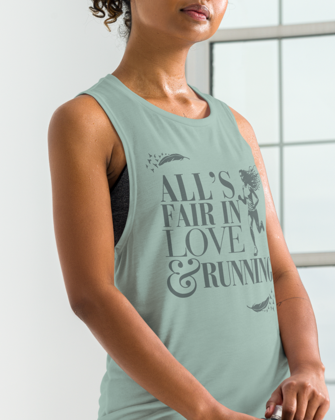 Love & Running Muscle Tank