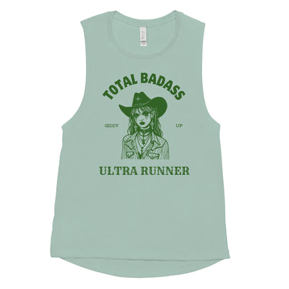 Total Badass Ultra Runner Muscle Tank