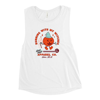 Groups Run With My Witches-Retro Tank